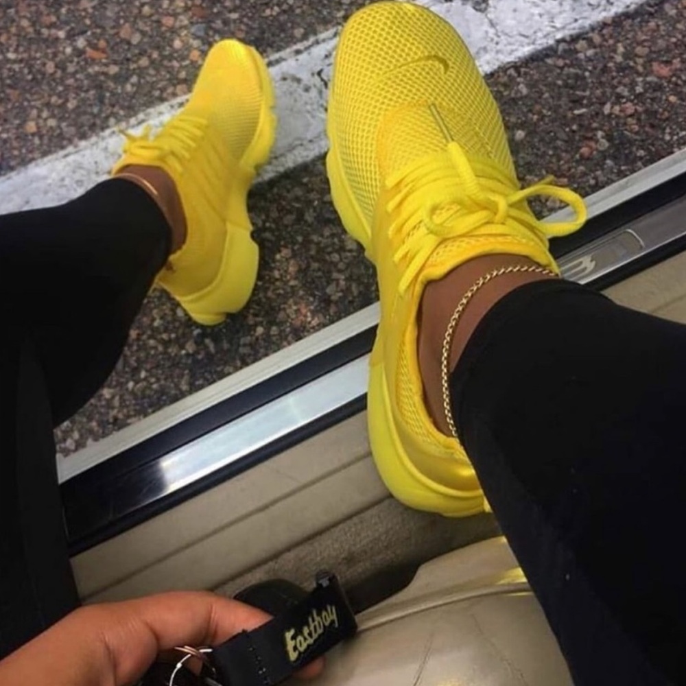 Yellow Nike Presto’s